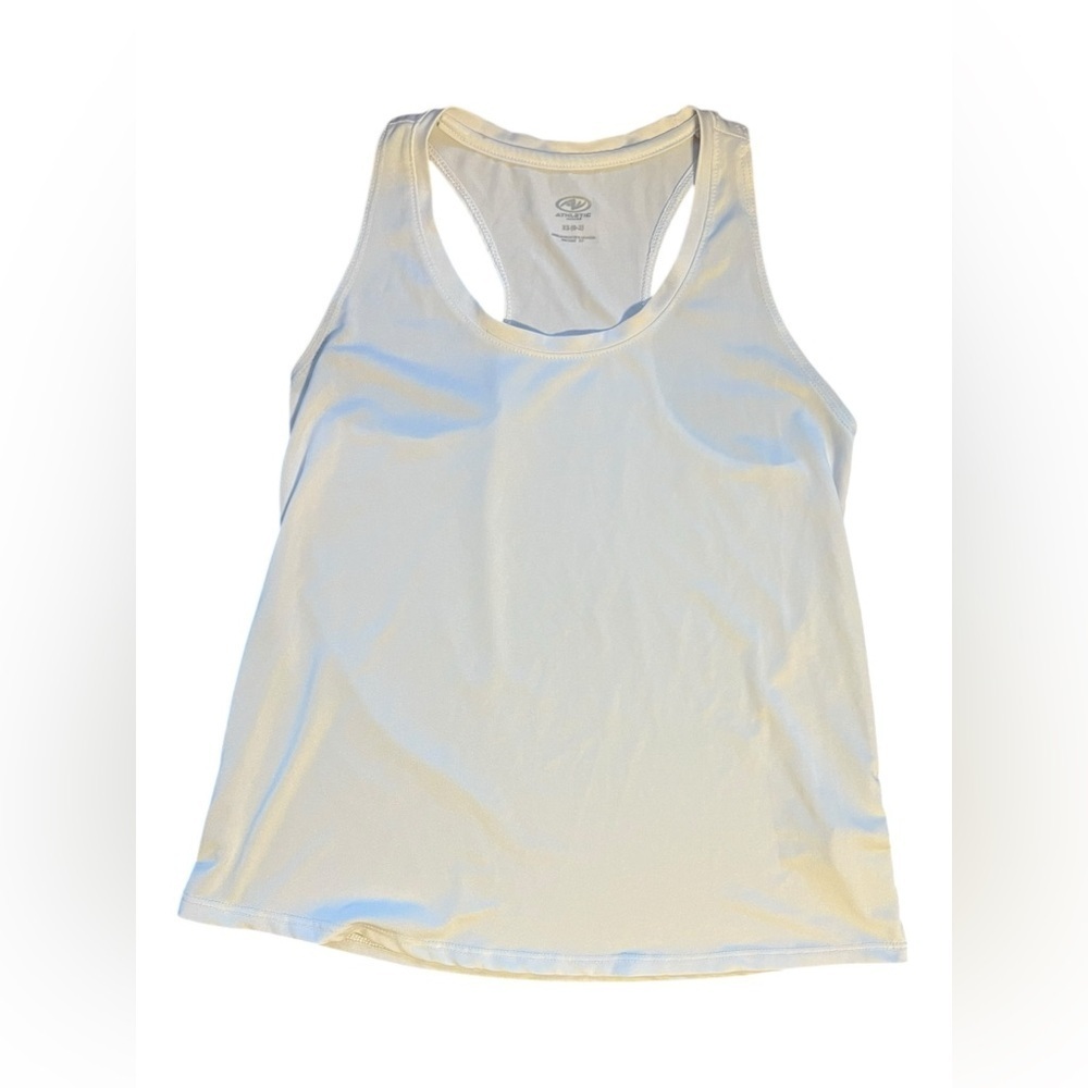 Athletic Works White Racerback Tank Top – XS (0–2)